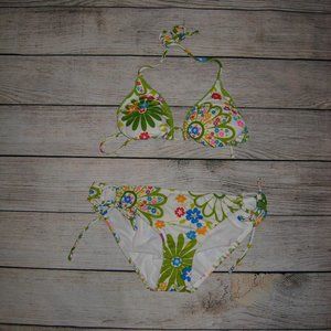 Raisins Tie Sides Bikini 2 Piece Swim Suit M